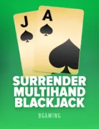 surrender multihand blackjack slot logo